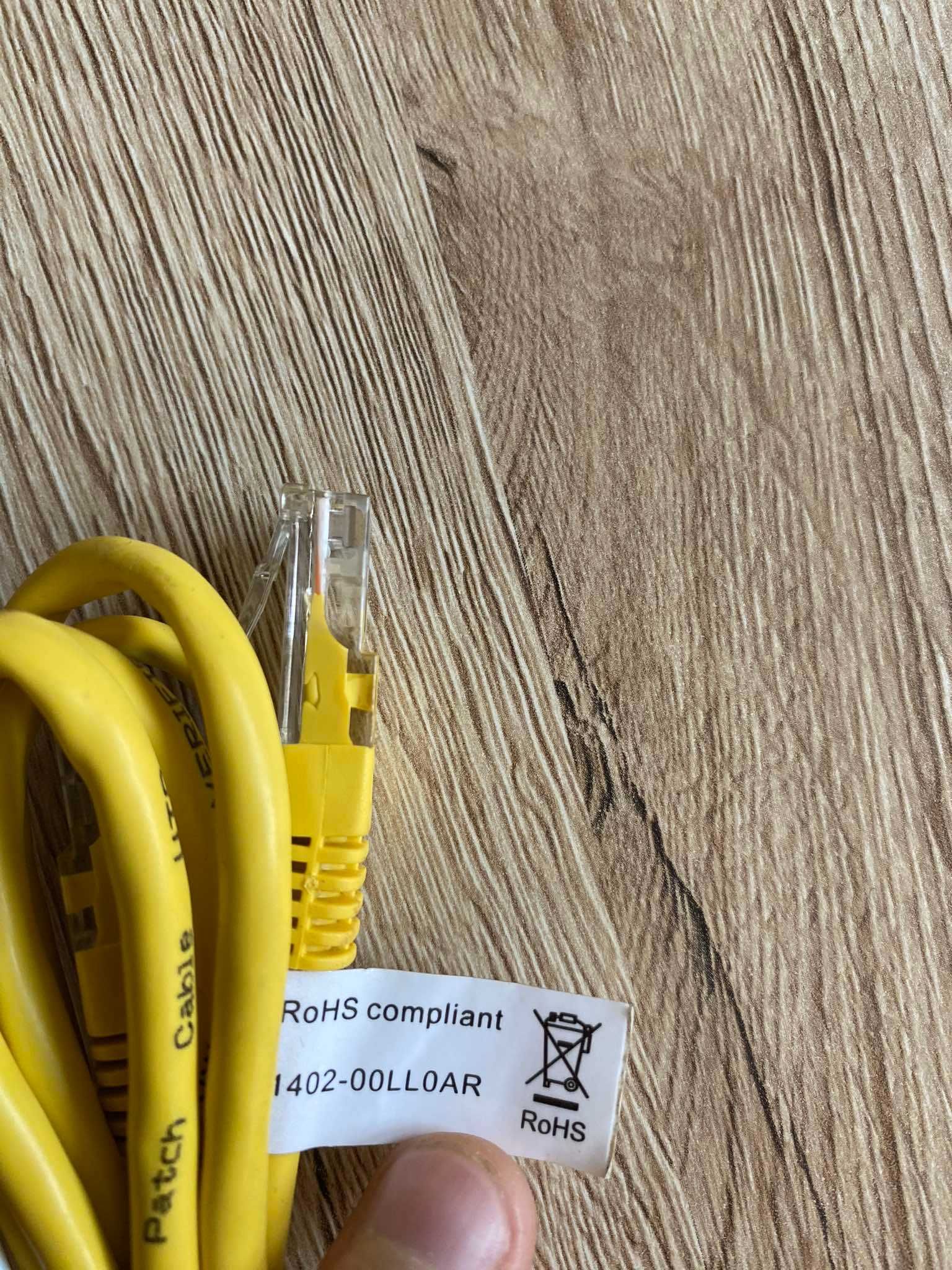 Kabel sieciowy LAN Ethernet RJ45 UTP CAT5 2m 1Gb/s