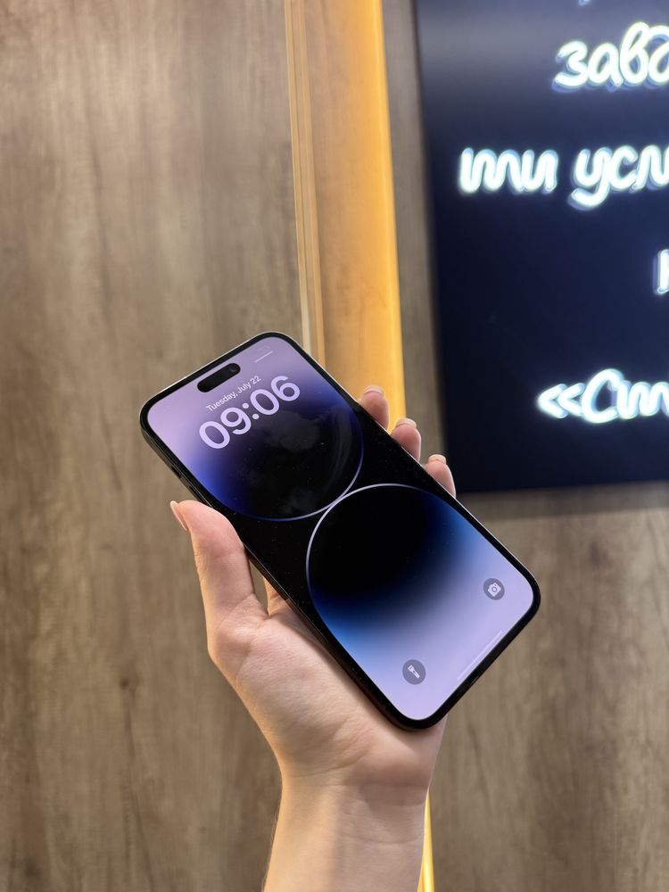 IPHONE 14Pro Max 128 Space Black Neverlock Костюшка,5 igrand