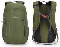Wygodny Plecak Bergson Vestfold 25l | Lekki Wentylowany | Zielony