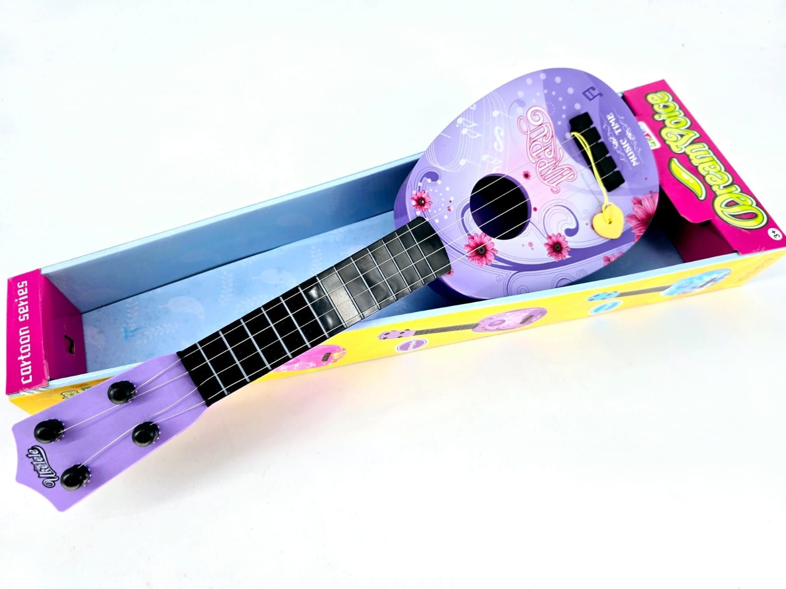 Ekstra gitara dla dzieci Ukulele fioletowa nowa zabawki