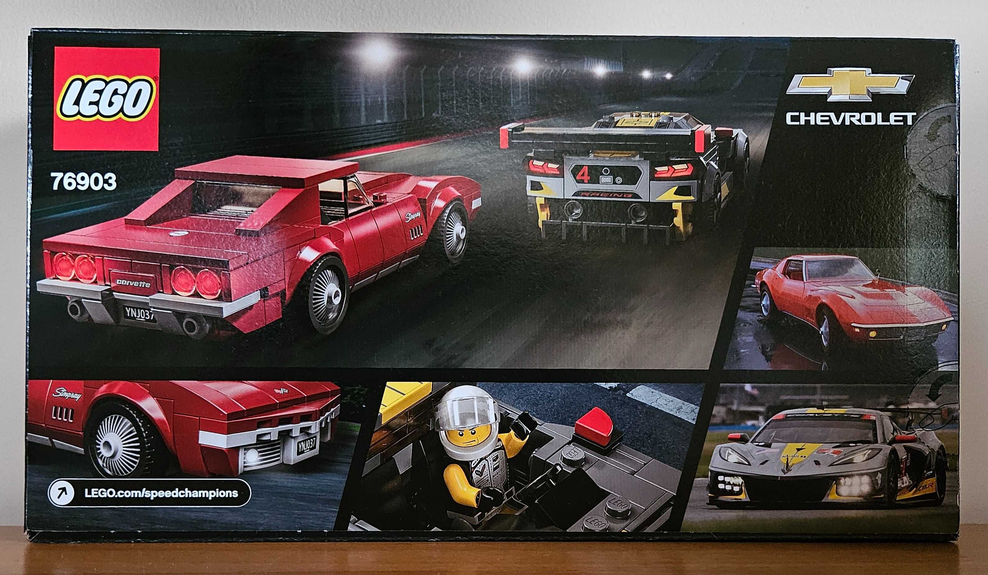 LEGO 76903 Speed Champions  Chevrolet Corvette C8.R i 1968 Corvette