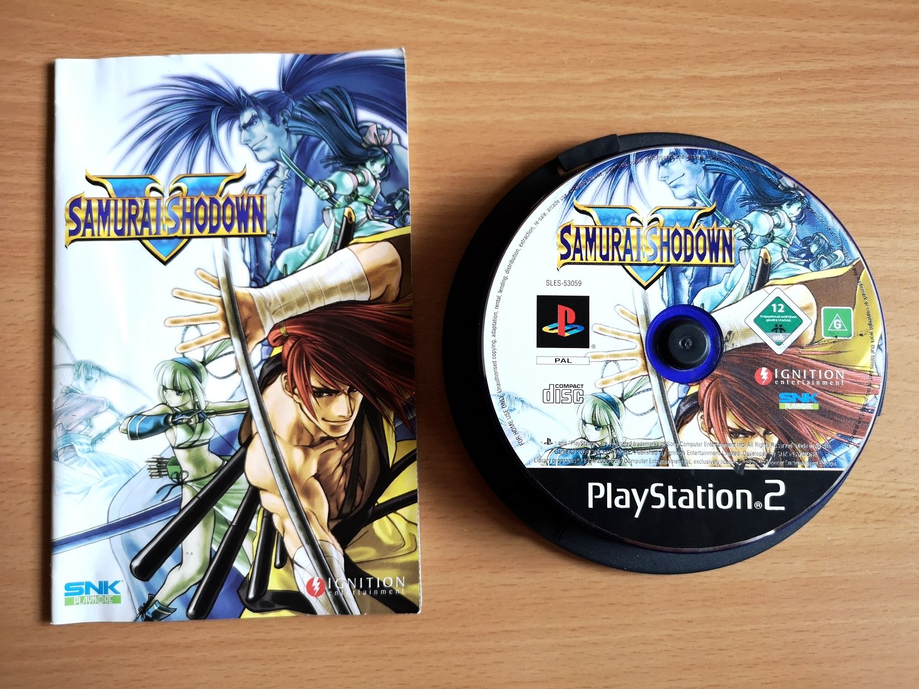 Gra ps2 samurai shodown V playstation 2
