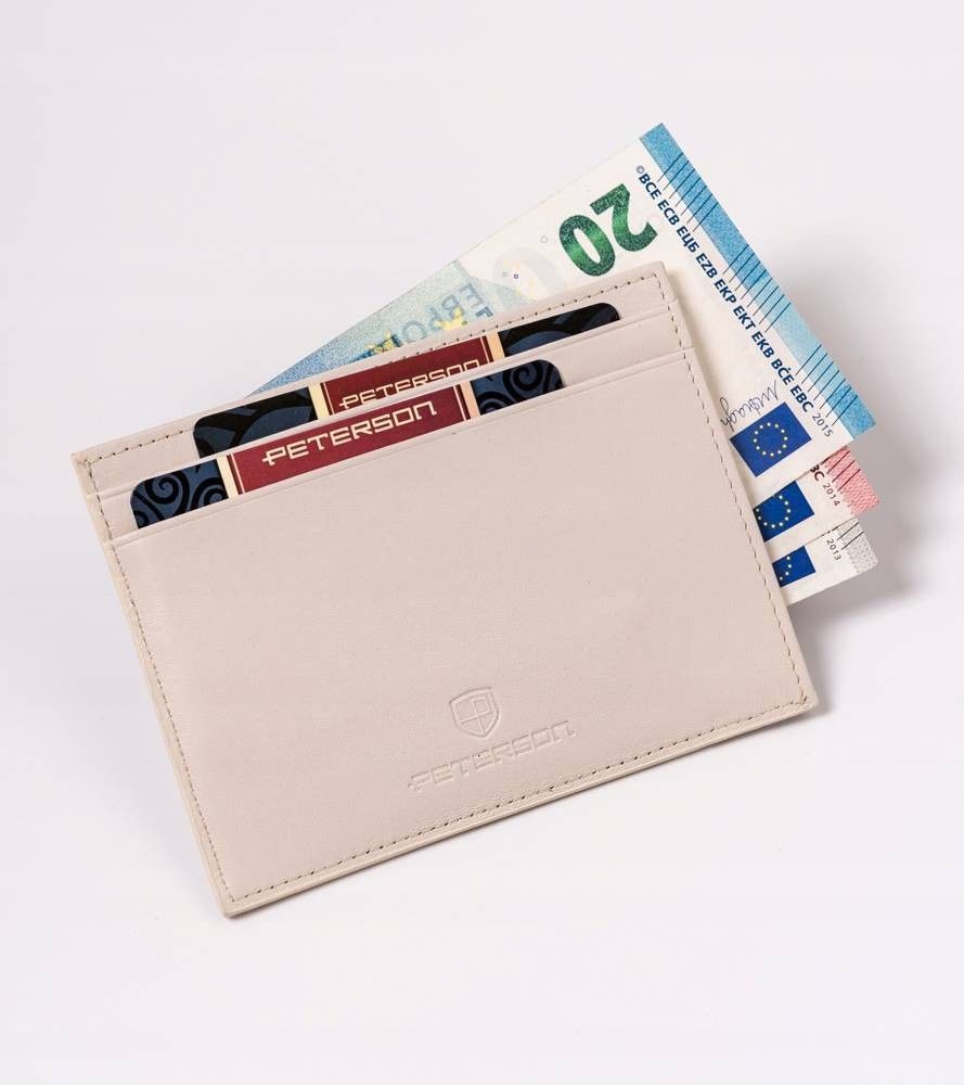 skórzane etui na dokumenty i banknoty - peterson