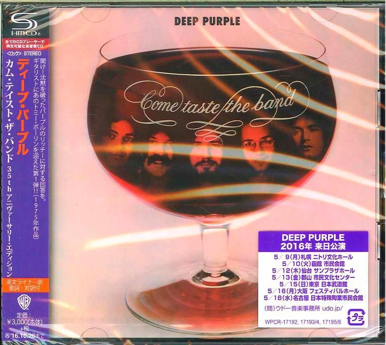 2xSHM-CD_Deep Purple - Come Taste The Band /2016 JAPAN Edit 35th Ann/