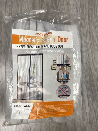 Moskitiera magnetyczna na okna drzwi