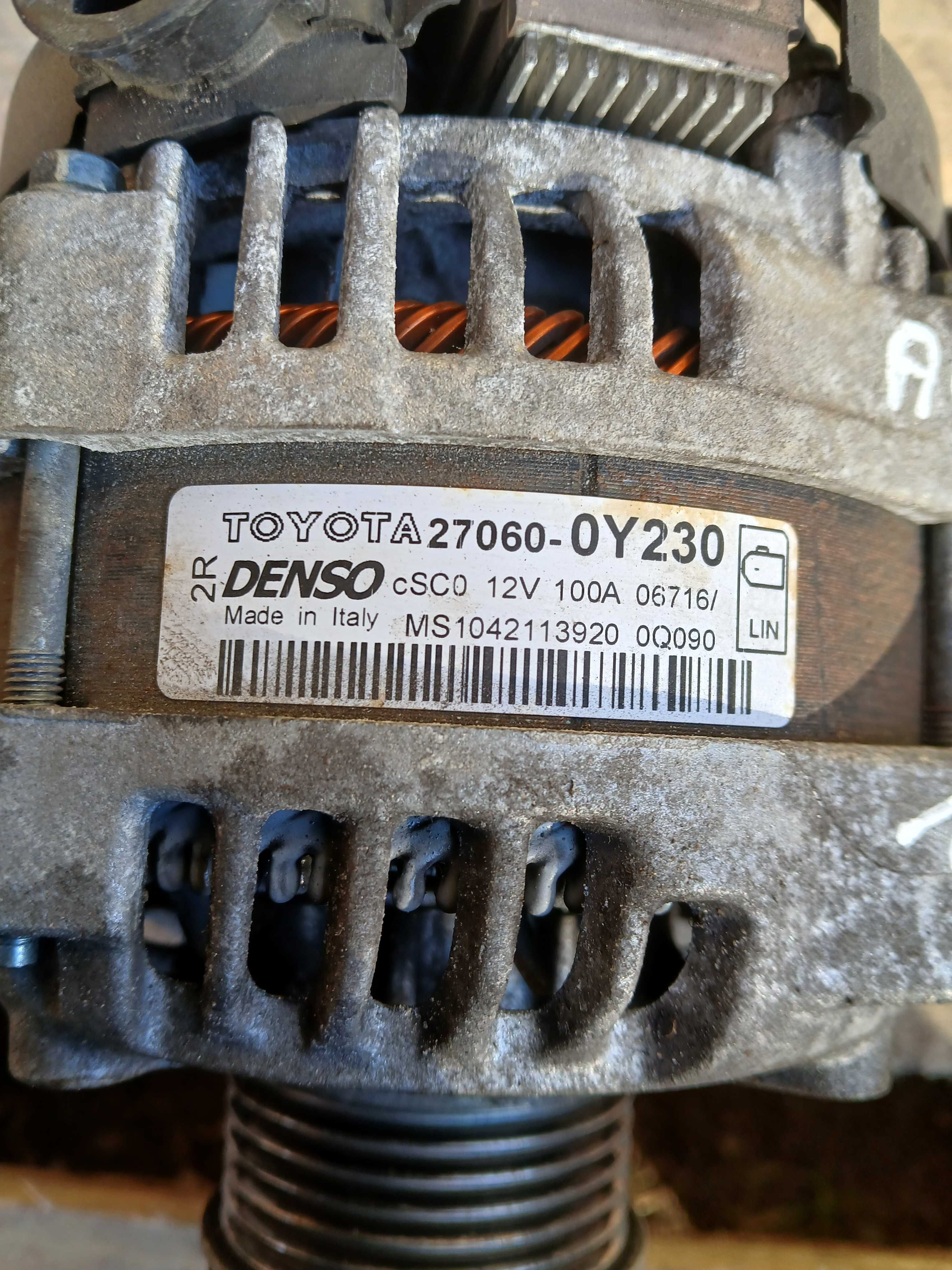 Alternator Denso Toyota 1.2 Turbo Auris II C-hr Corolla E21 16-19r