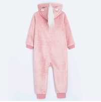 Kombinezon piżama jednoczęściowa z misia różowa dla dzieci jednorożec