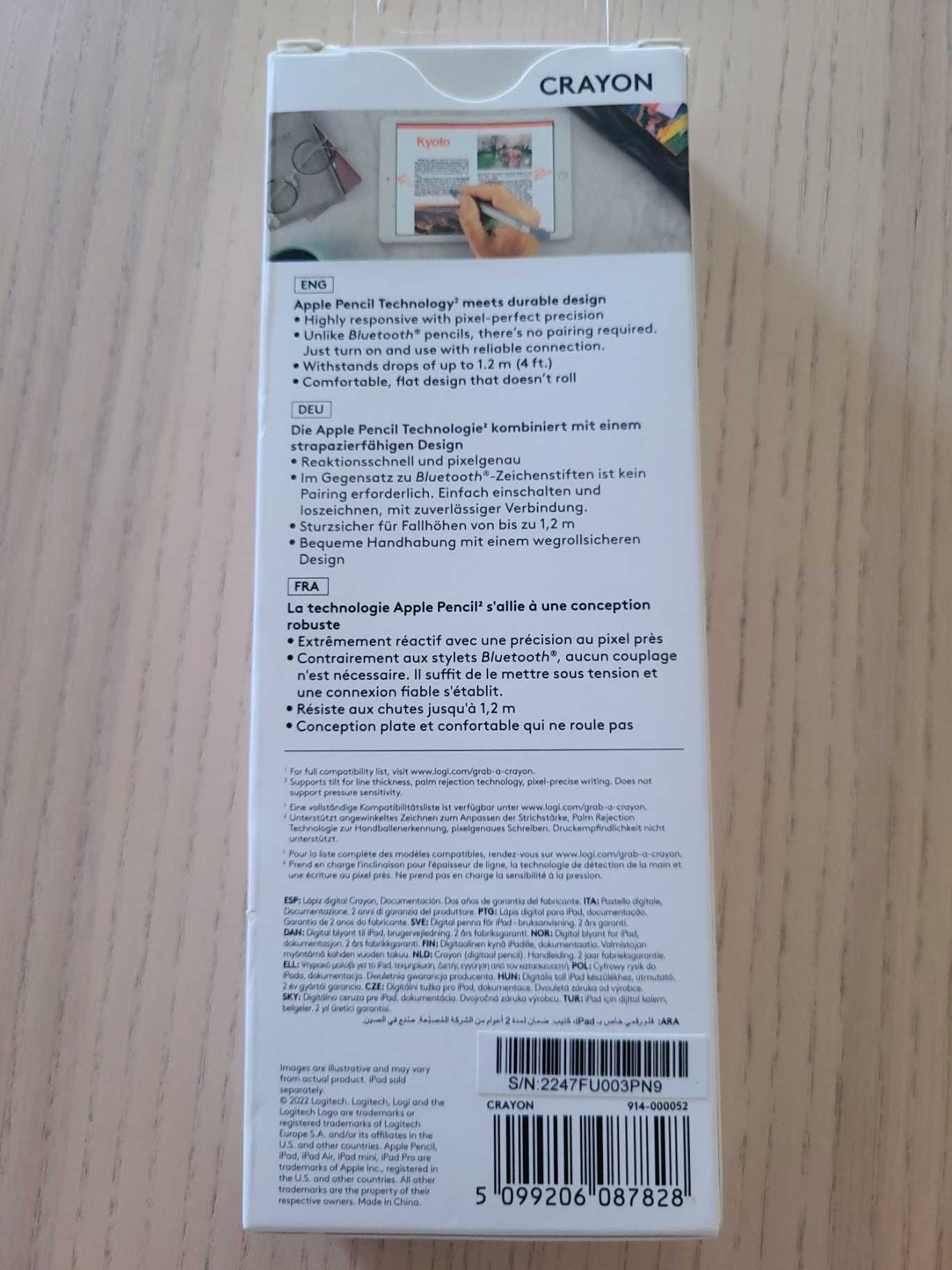 Rysik Logitech Crayon Lightning dedykowany do Apple iPad
