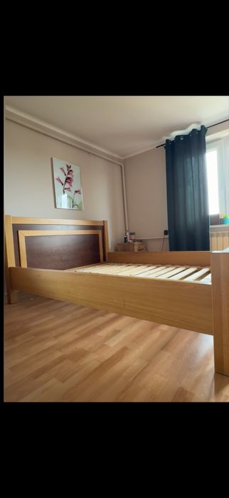 Łóżko dębowe wymiary 160x200x95