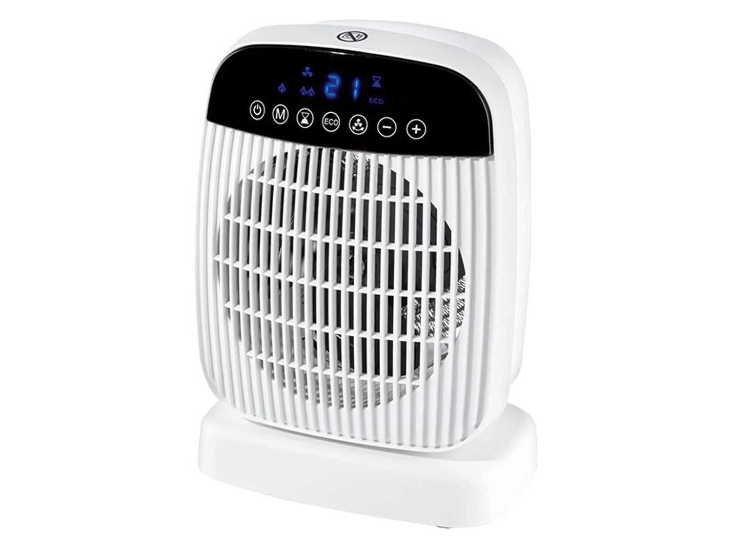 SILVERCREST® Termowentylator SHLF 2000 E4, 2000 W, z pilotem OUTLET