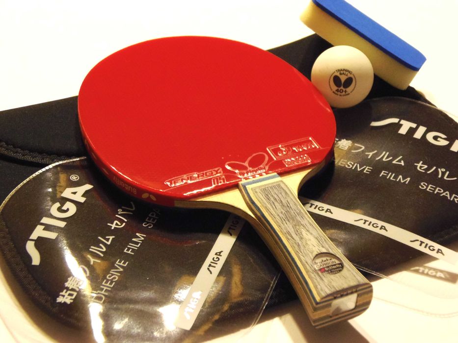 NOWA Rakietka Butterfly Viscaria Okładziny Tenergy 05. DHS Hurricane 3