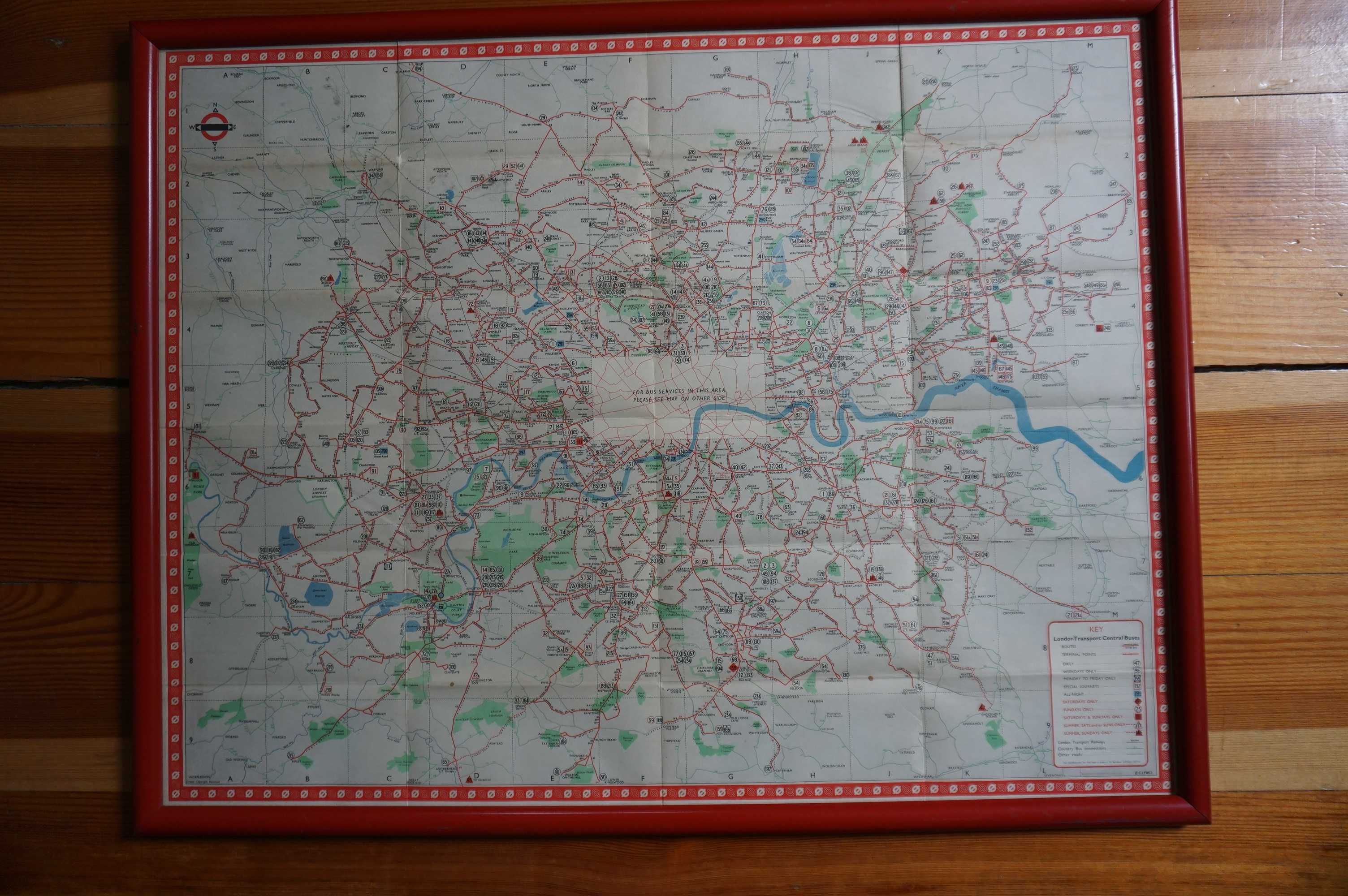 Plan mapa metro bus autobus komunikacja Londyn London