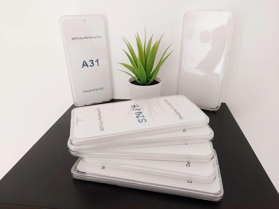 Capas 360 totalmente transparentes para telemóveis
