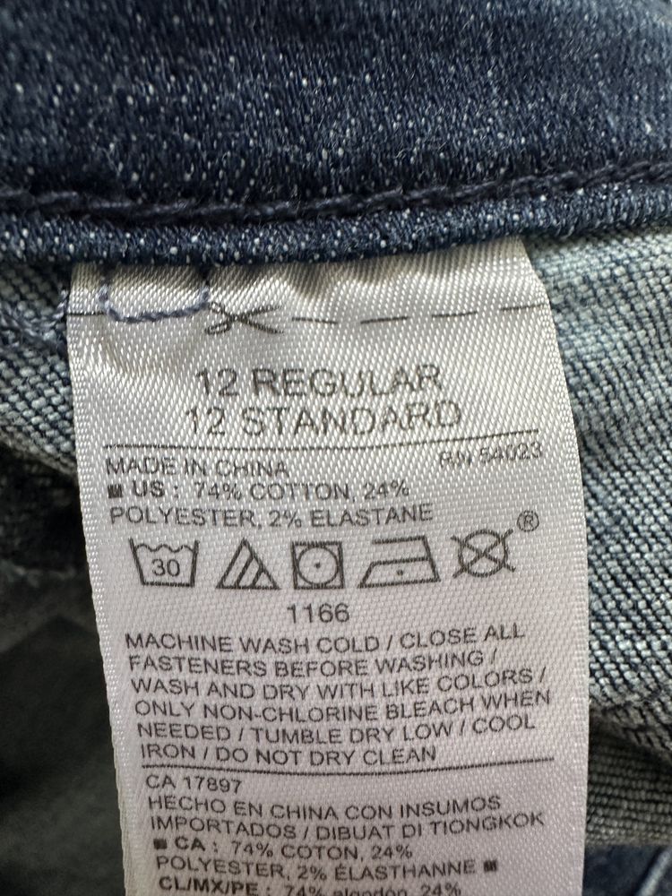 Old Navy 12 lat jeansy