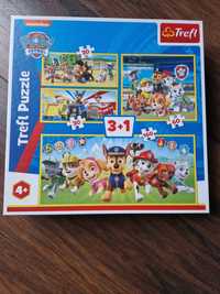 Nowe puzzle 3+1 psi patrol