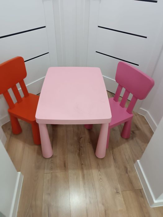 Stolik+ 2 krzesła IKEA MAMUT