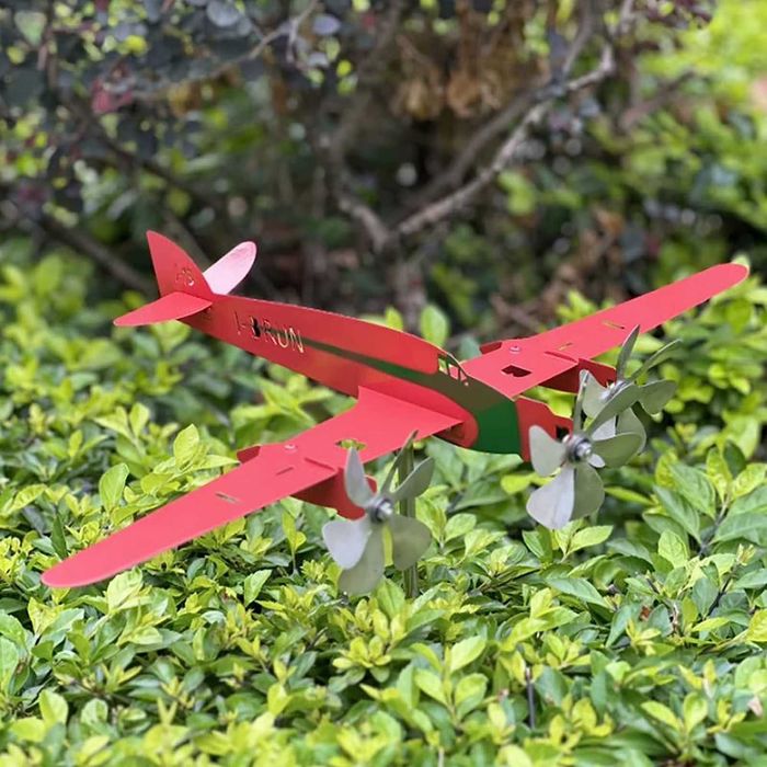 Nowy Metalowy Wiatrowskaz Obrotowe Śmigła + Zestaw Montażowy