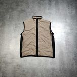 MĘSKA Kamizelka Bluza Sport Trekking Nike Thermal Fit Beżowa Suwak