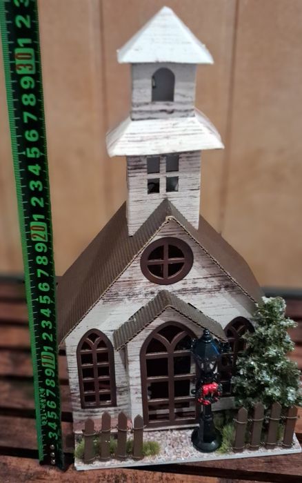 Domek świąteczny rekodzieło