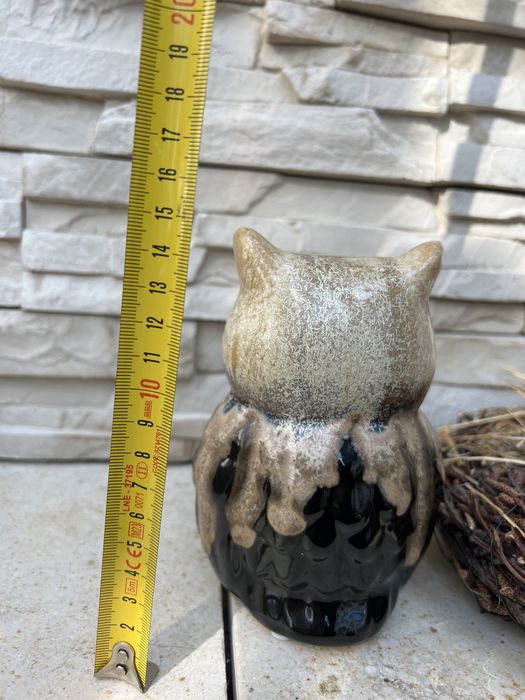 Home&you ceramiczna sowa w naruralnym gnieździe