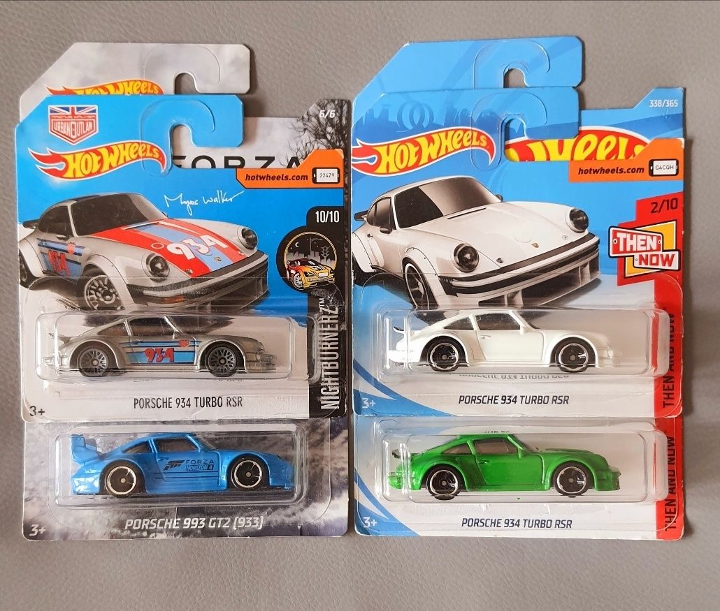 Sprzedam zestaw Hot Wheels Porsche 934 Turbo RSR & 993 GT2