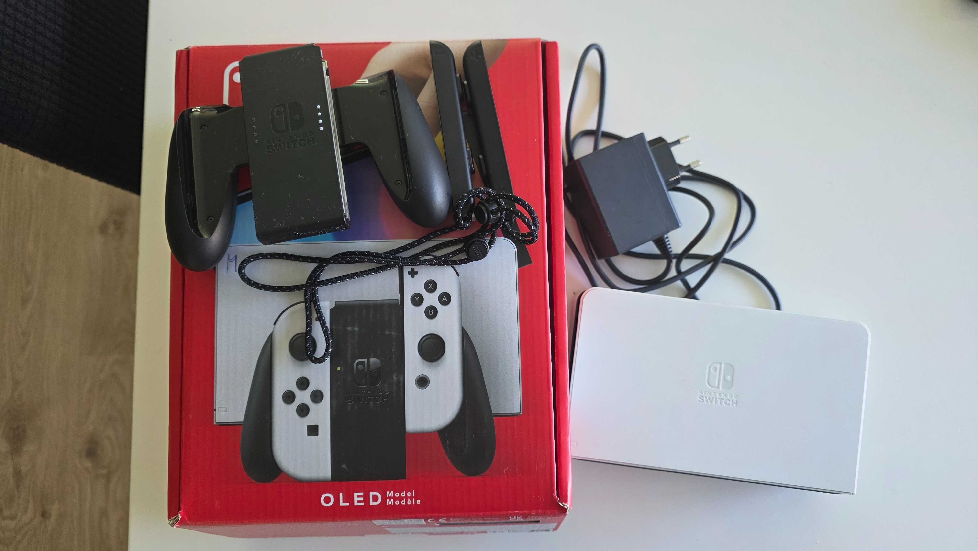 Nintendo Switch OLED 64Gb + 256Gb + Acessórios