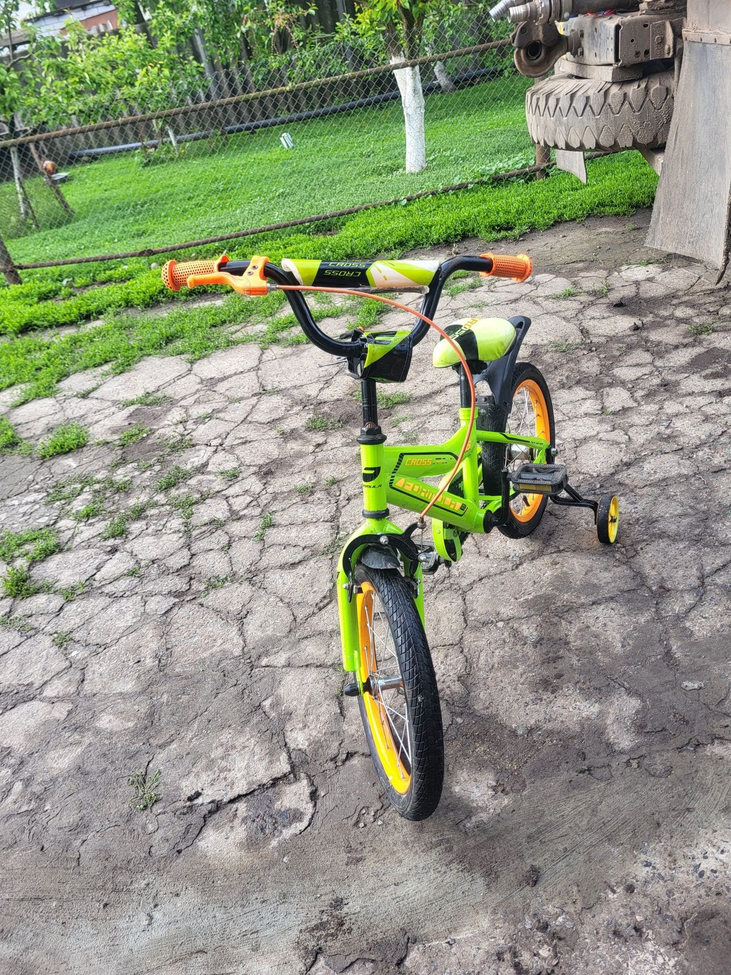 Велосипед Formula 16" 9"(23 см) Cross RET-FRK-16-022 салатовий