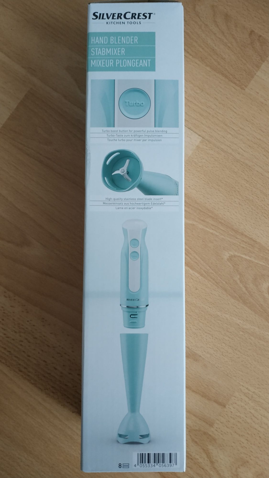 Blender miętowy silvercrest z funkcja turbo składany nowy