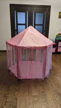 Палатка іграшкова палац замок великий 140×135 см для дівчинки