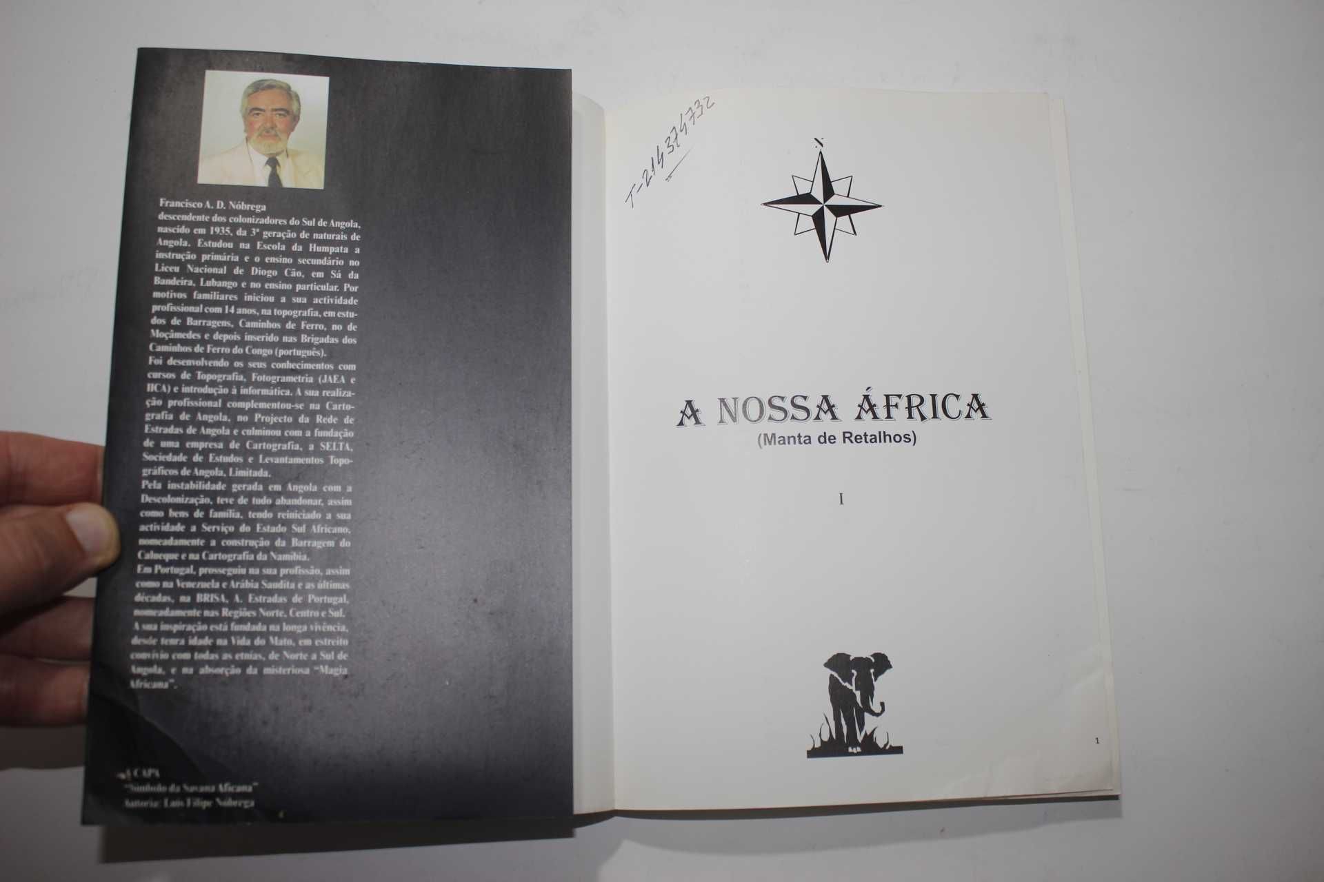 Livro - A nossa África - Manta de retalhos - Francisco Nóbrega