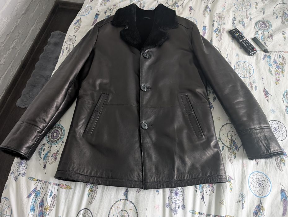 Натуральна чоловіча дублянка