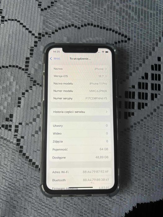 Sprzedam iPhone 11 Pro stan bdb