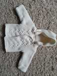 Sweter z kapturem chrzest