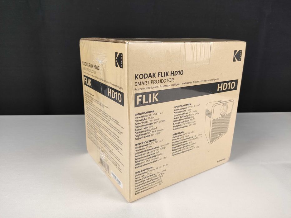 Projetor Kodak FLIK HD10 — NOVO