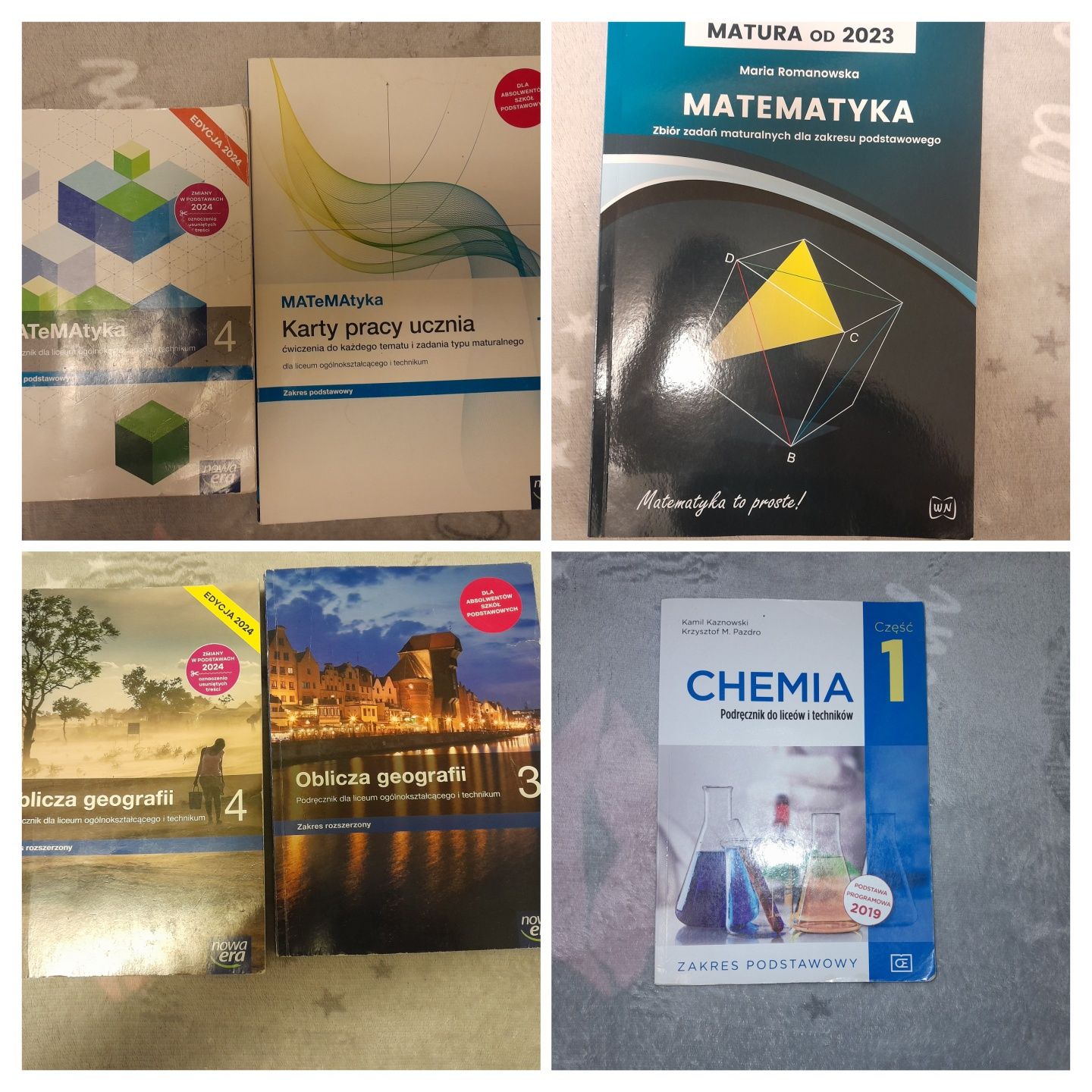 Ksiazki do 3 i 4 klasy liceum i technikum