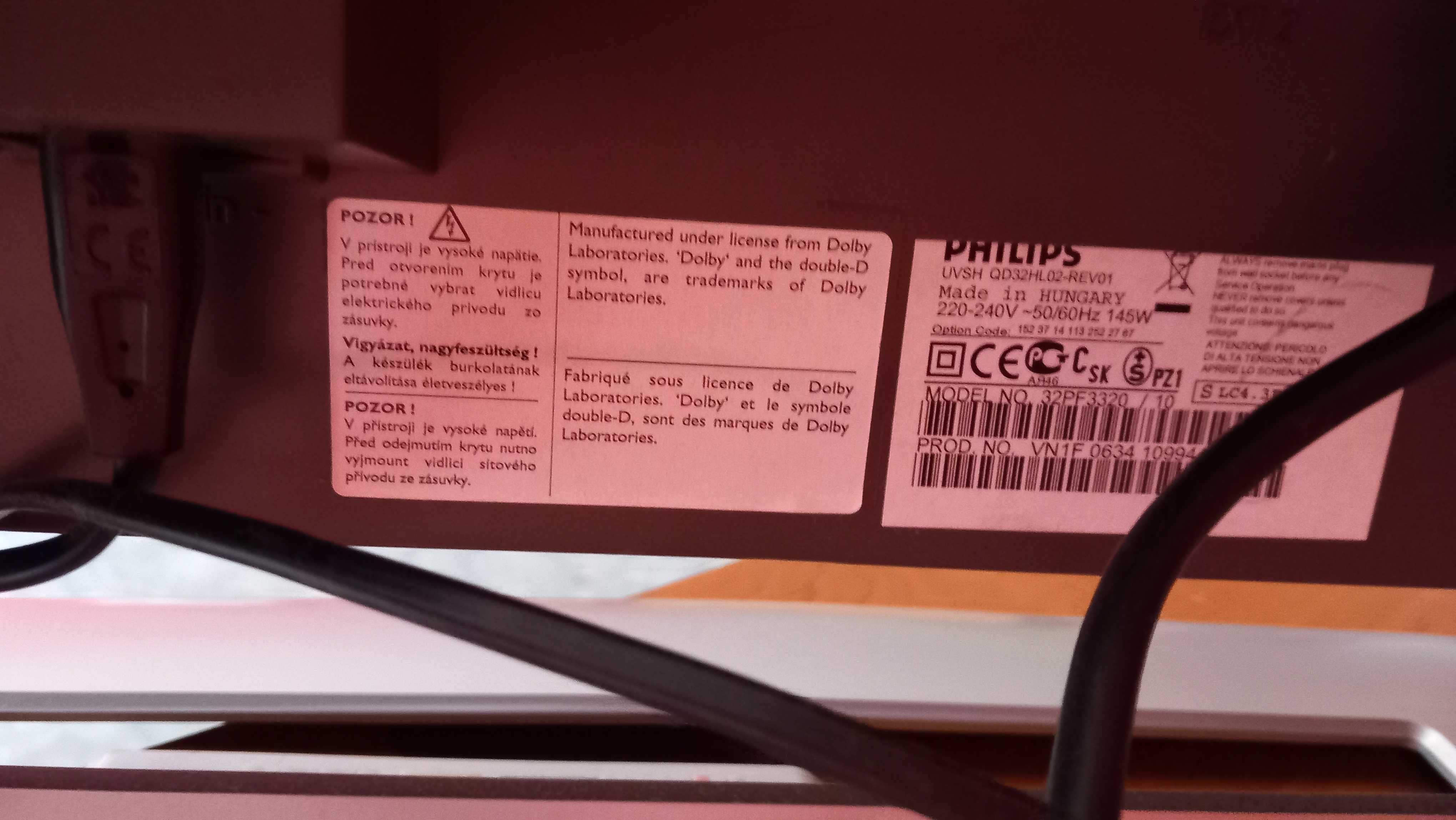 TV 32 " Philips z pilotem-100% sprawny.