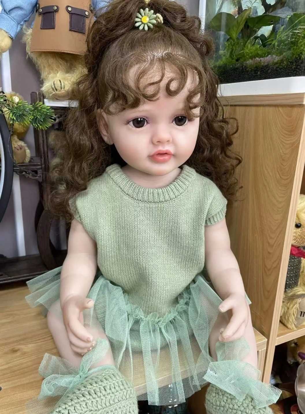 6) Кукла Реборн очаровательная Принцесса 55см.