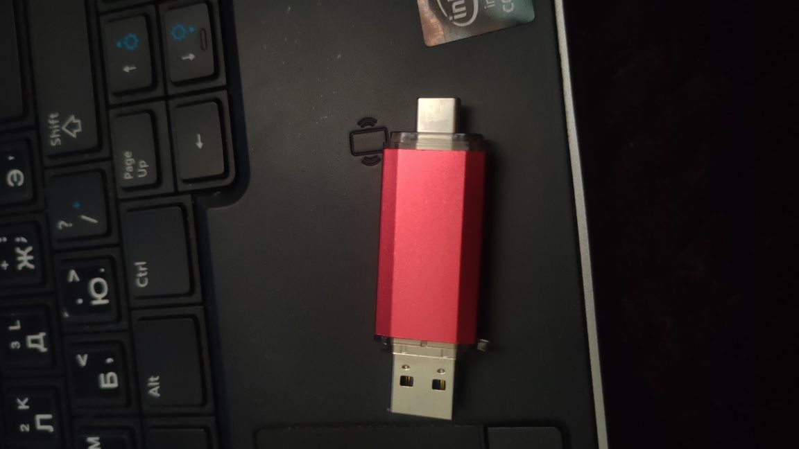 USB Флешка 2в1 128ГБ Type-C/USB для телефону, комп'ютера OTG Microdriv