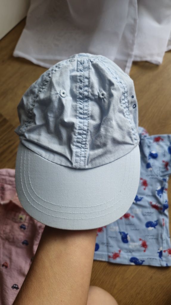Zestaw letni czapka i tshirty letnie hm