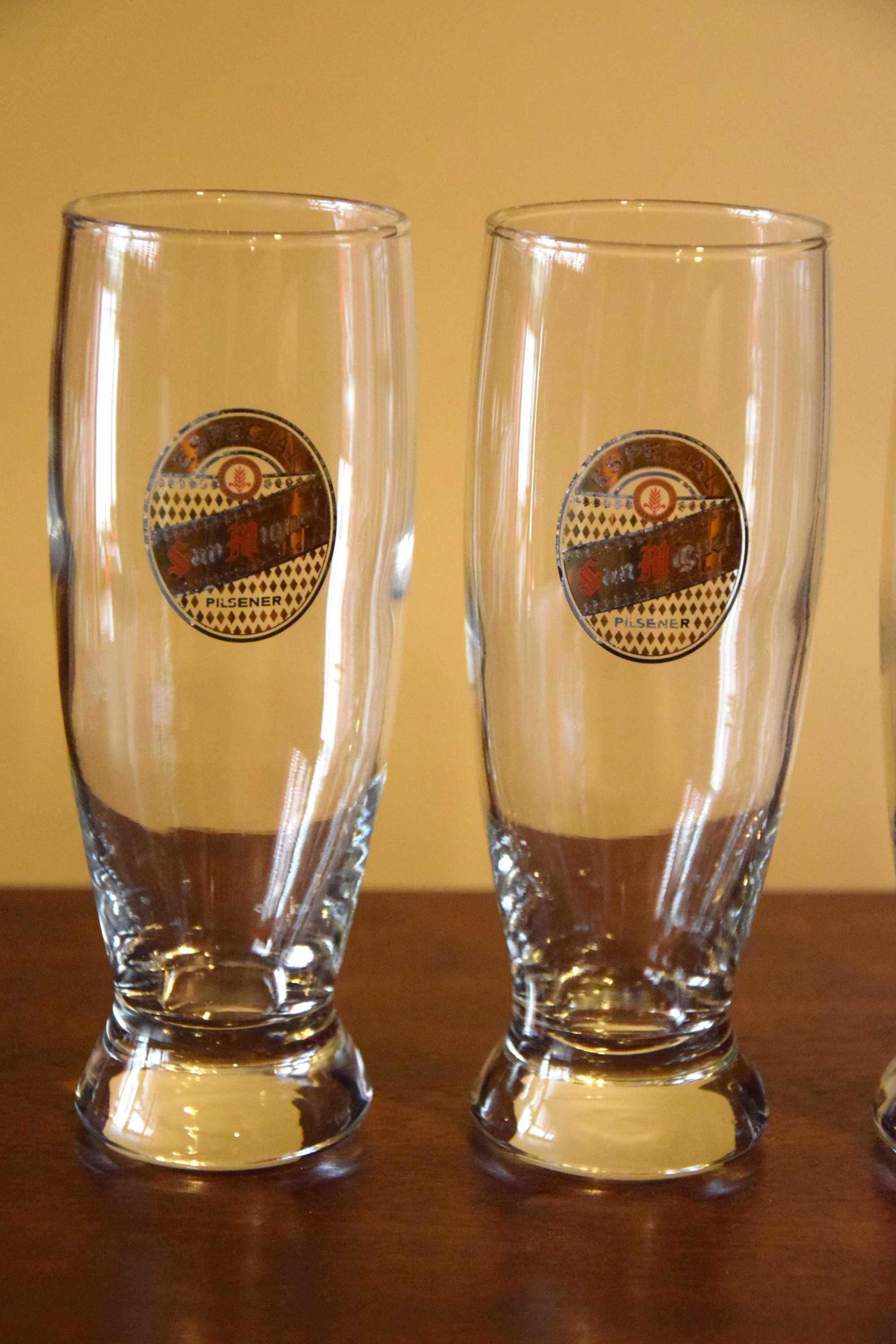 Conjunto 6 copos cerveja San Miguel