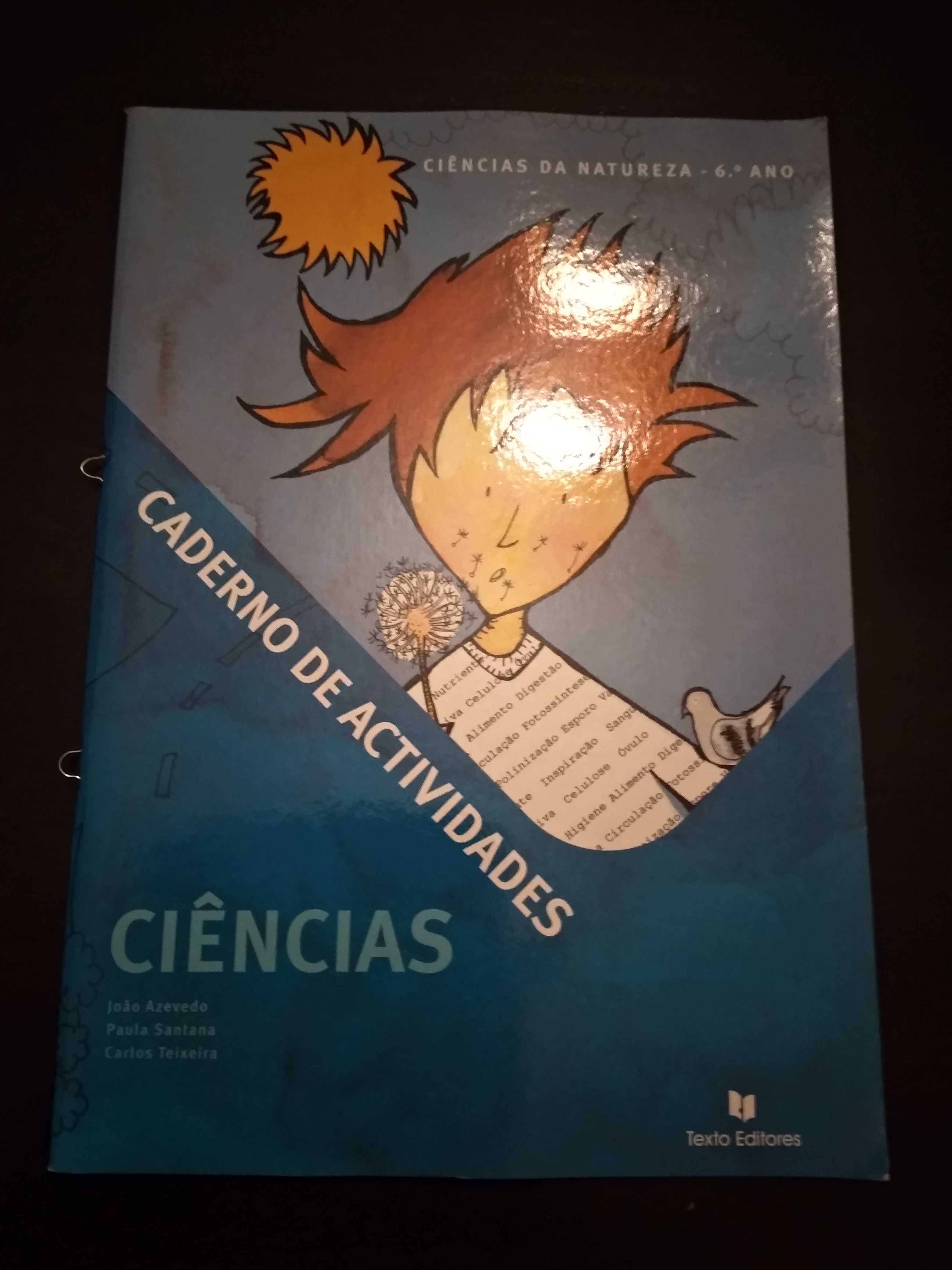 Manual e caderno de atividades Ciências da Natureza 6.º ano