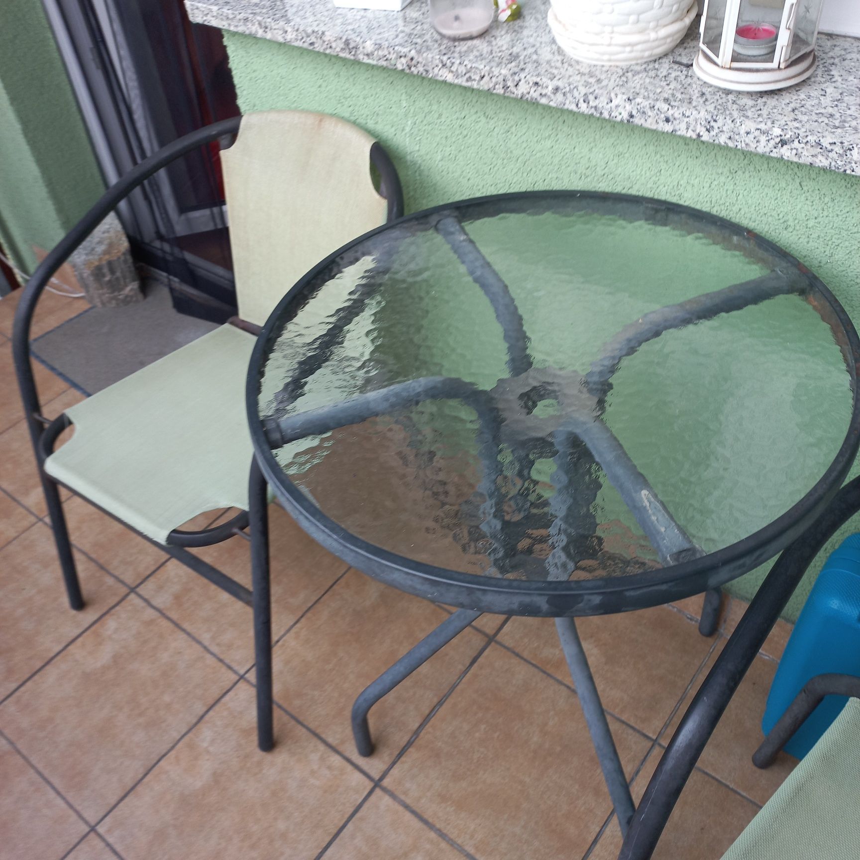 Zestaw mebli balkonowych