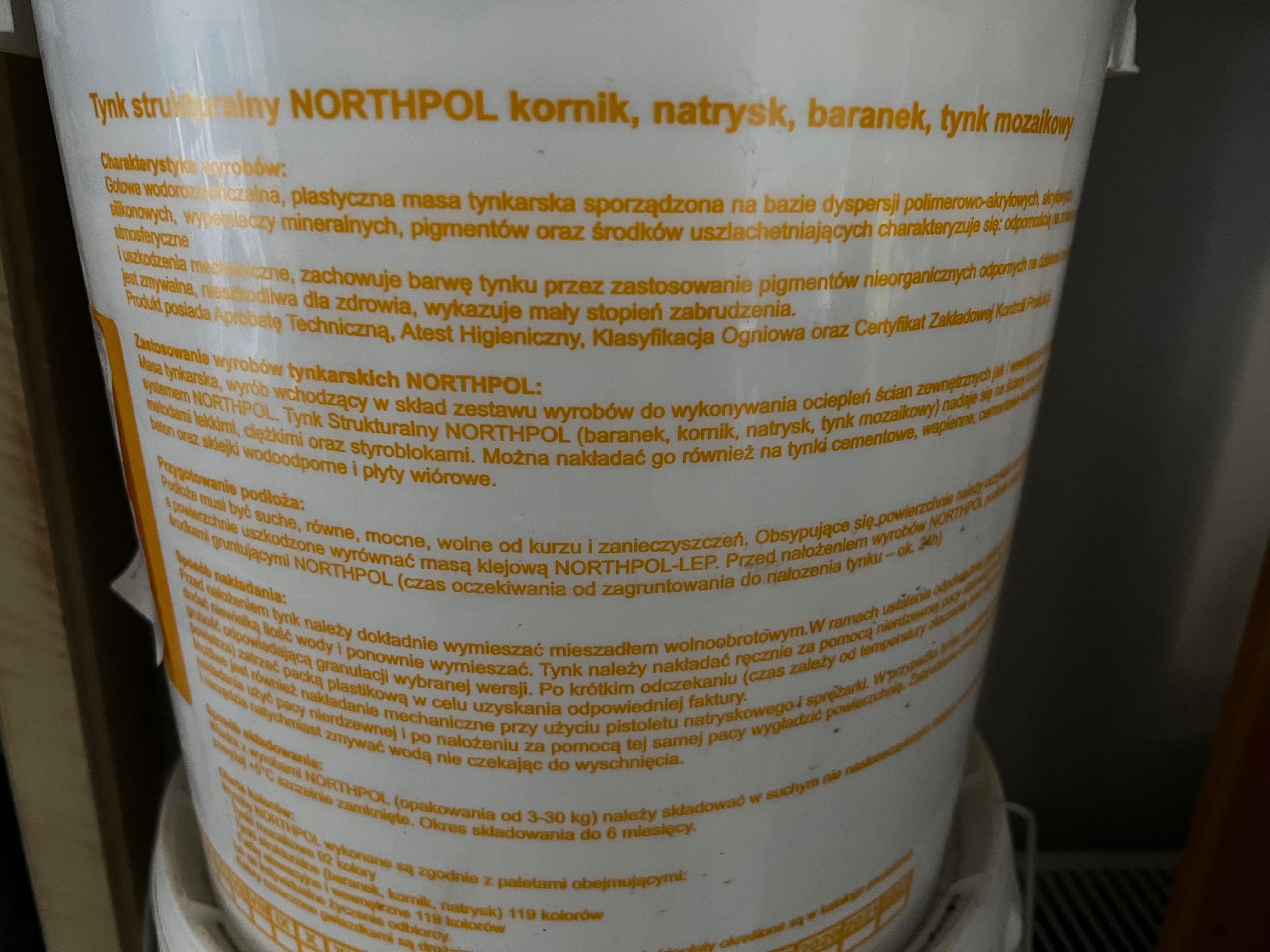 Tynk silikonowy Northpol 30kg, kolor T-02