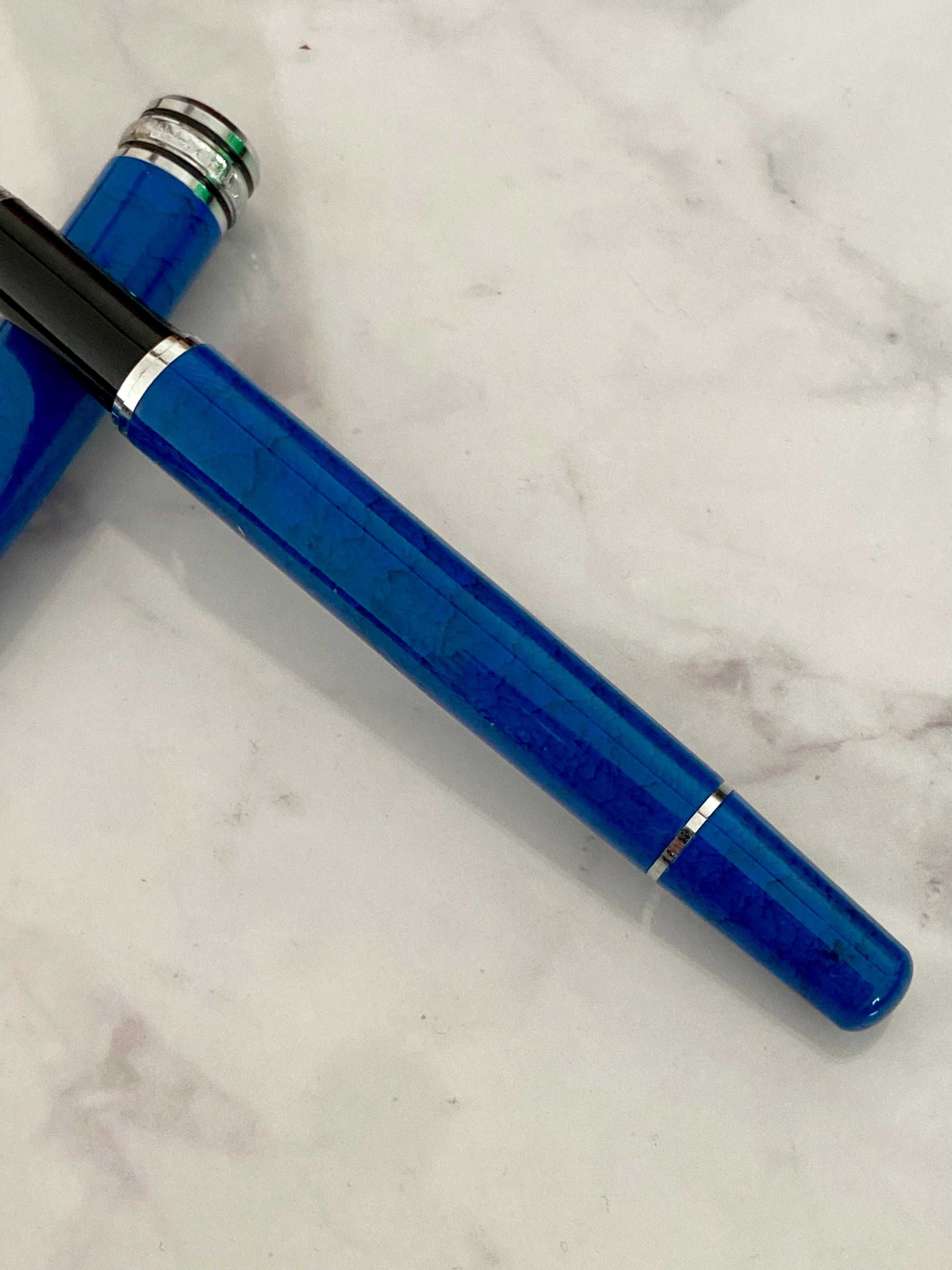 Caneta "Montblanc" Iridium Point Azul