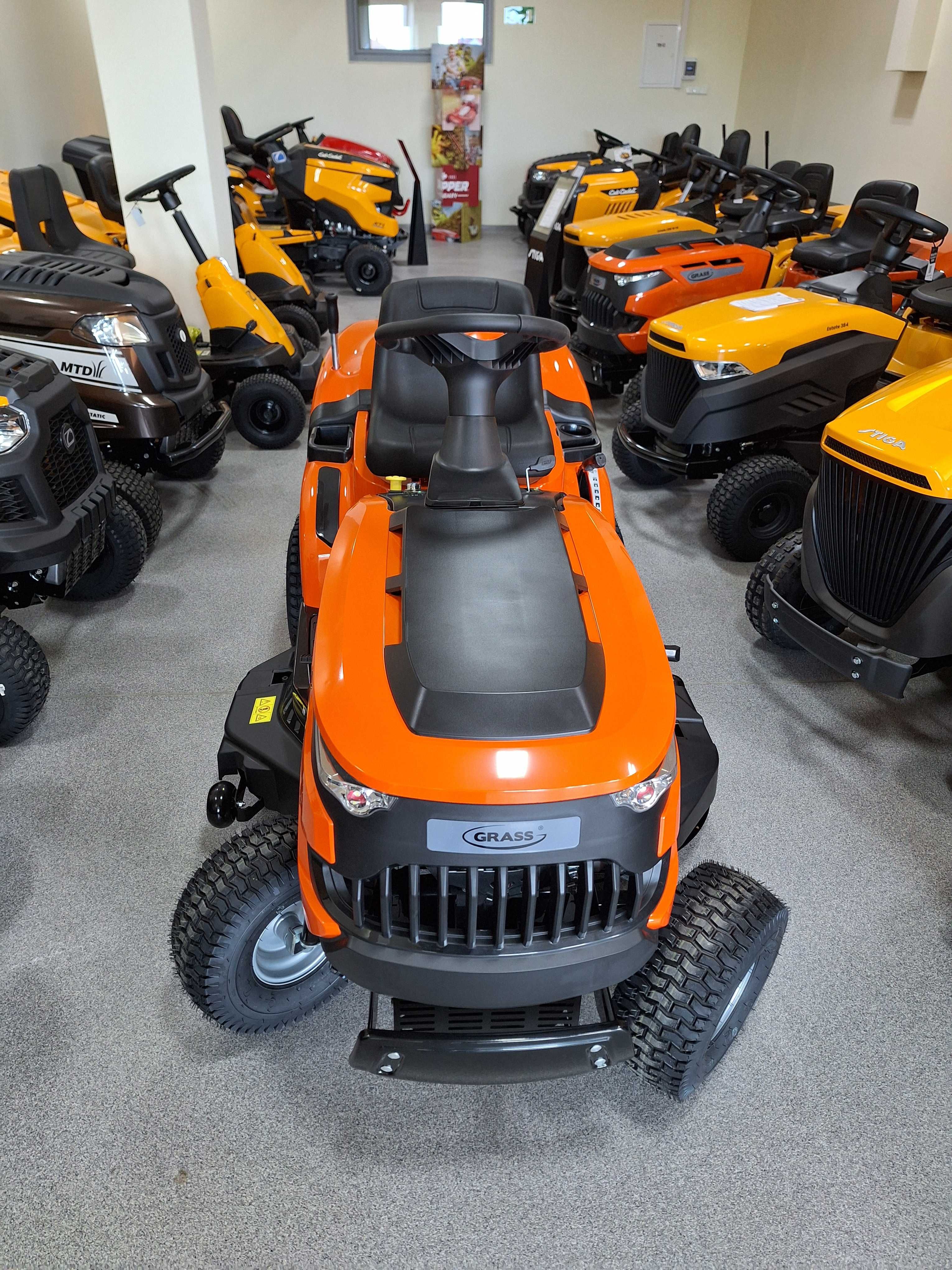 NOWY MOCNY Traktorek Kosiarka GRASS GR102H Kosz 245l Hydrostat 452cc