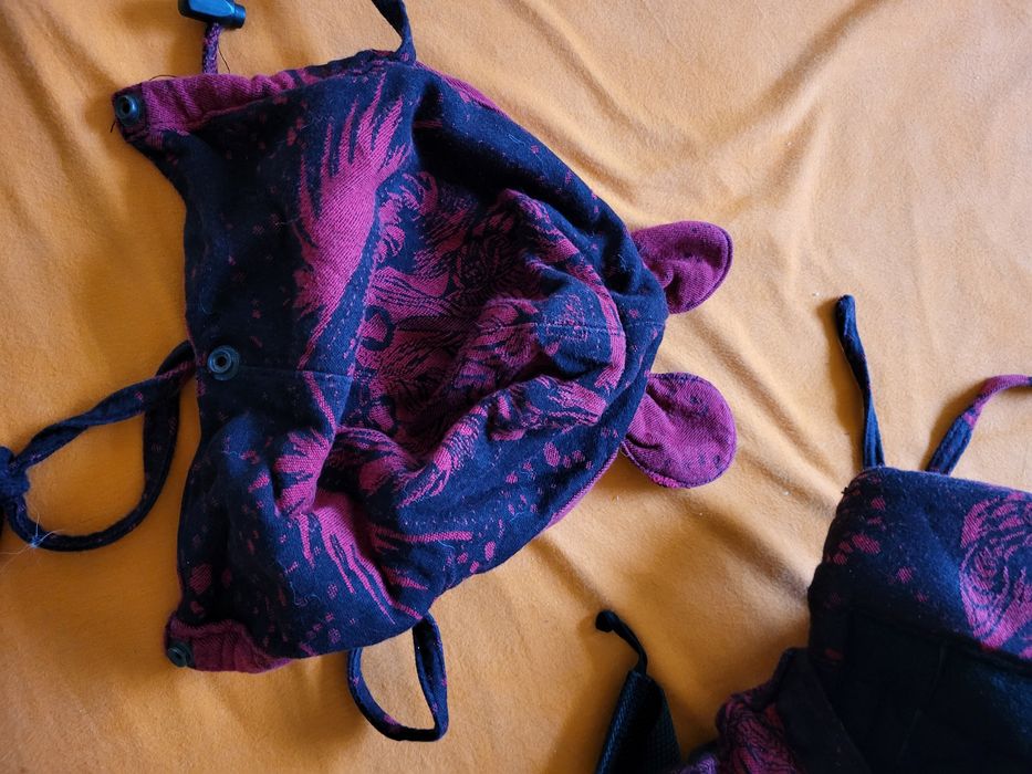 Sprzedam nosidło szyte z chusty luluna Wolf.