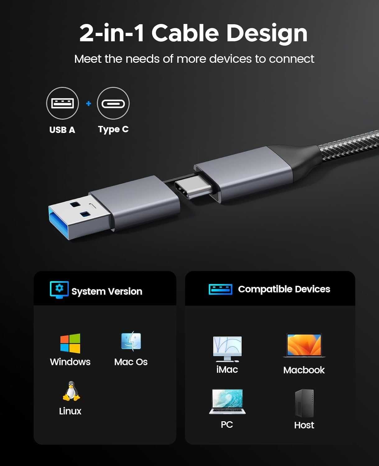ORICO DPL10 stacja dokująca 10 w 1 wielofunkcyjna USB-C aluminium