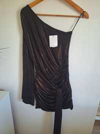 Nowa sukienka Zara XS 34 glamour blink nowa wesele