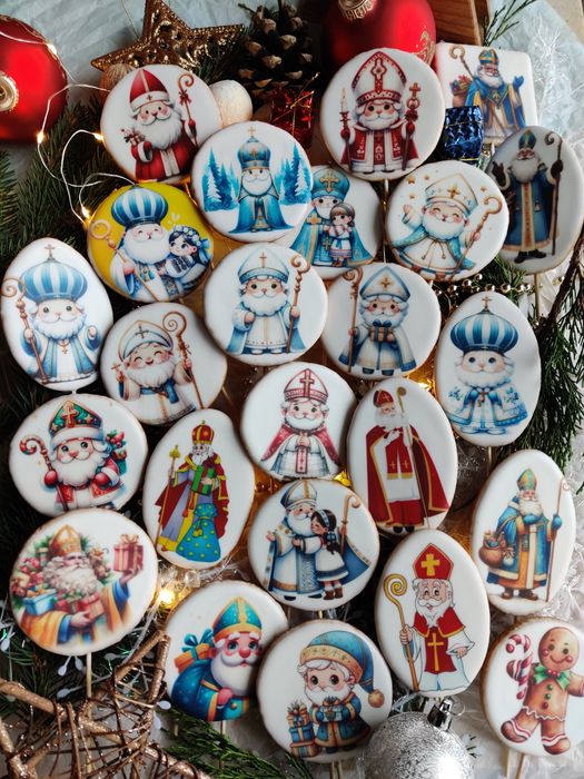 Розмальовки лист від Миколая пряники Миколайчики раскраски на Николая