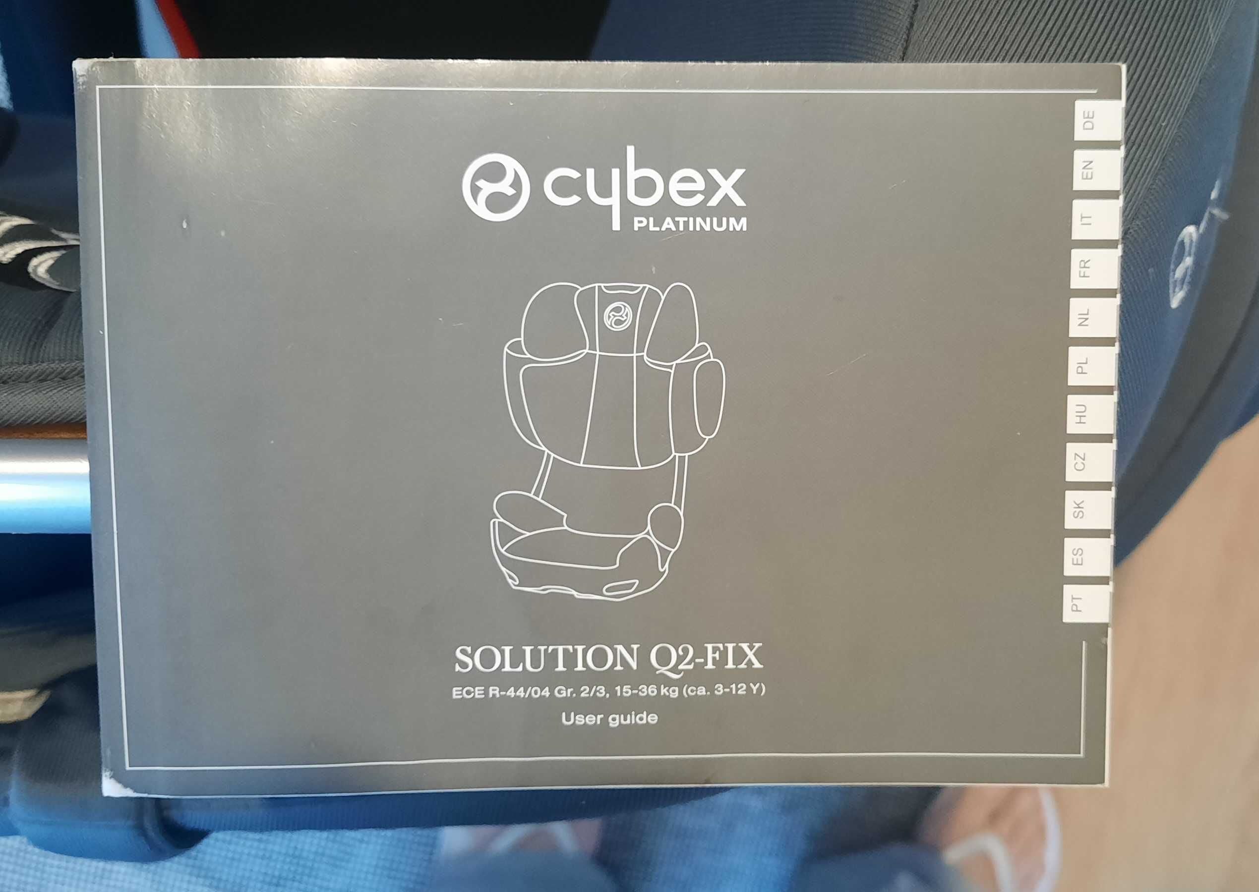 Cadeira Auto Cybex Platinum Solution Q2-Fix